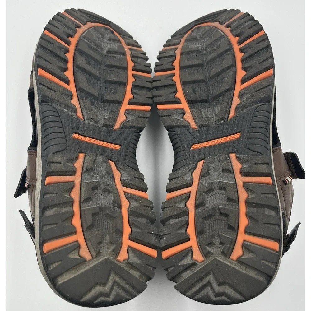 Skechers 205139 BRBK Prewitt Sandals Mens 13‎ Brown Trail Hiking Comfort
